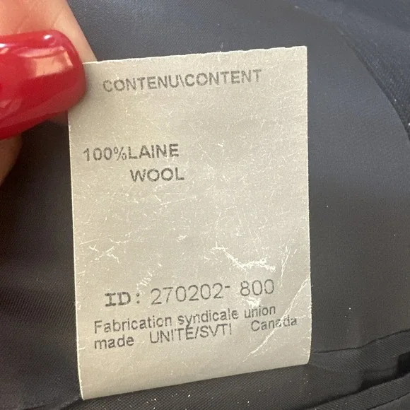 Vintage Loro Piana Mens Blazer Navy Blue Stripe Wool Suit Jacket Sport Coat 44L - Picture 6 of 14